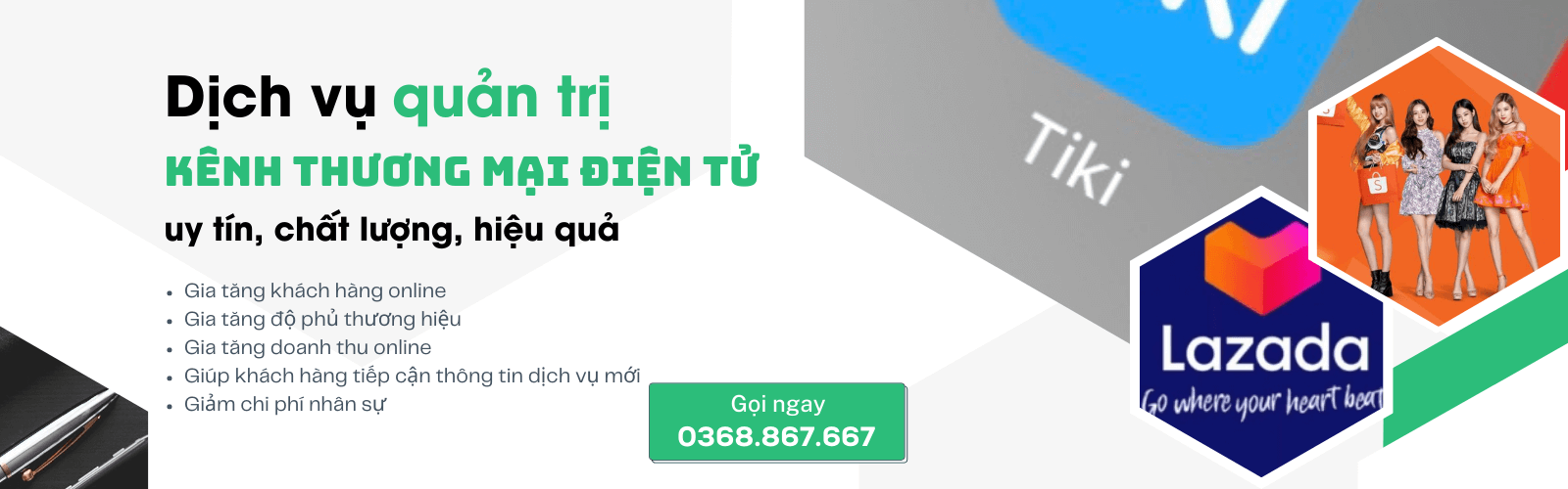 dịch vụ quản trị thương mại điện tử